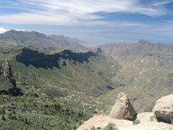 Blick vom Plateau des Roque Nublo