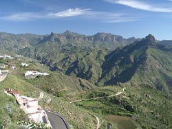 Blick aufs Bergland - Gran Canaria