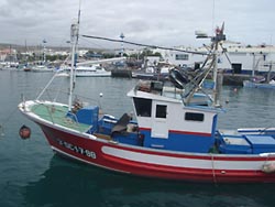 Fischerboote im Hafen