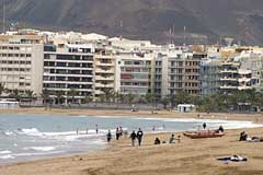 Canteras Strand in Las Palmas de Gran Canaria