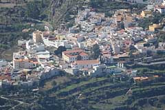 San Bartholomé vom Pico de Las Nieves aus gesehen