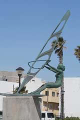 Denkmal Windsurfer Pozo Izquierdo - Gran Canaria