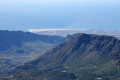 Blick nach Playa del Ingles und Dünen von Maspalomas