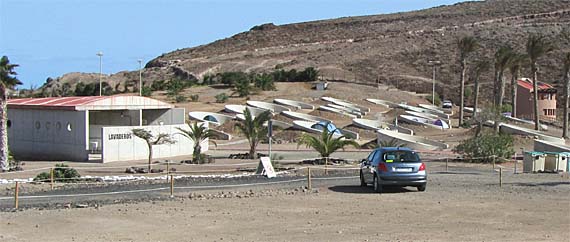 Camping Playa de Vargas in der Gemeinde Agüimes auf Gran Canaria